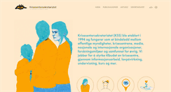 Desktop Screenshot of krisesenter.com